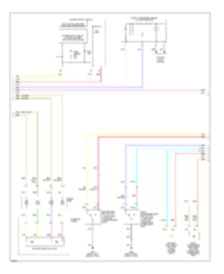 Supplemental Restraints Wiring Diagram (2 of 4) for Honda CR-V LX 2008