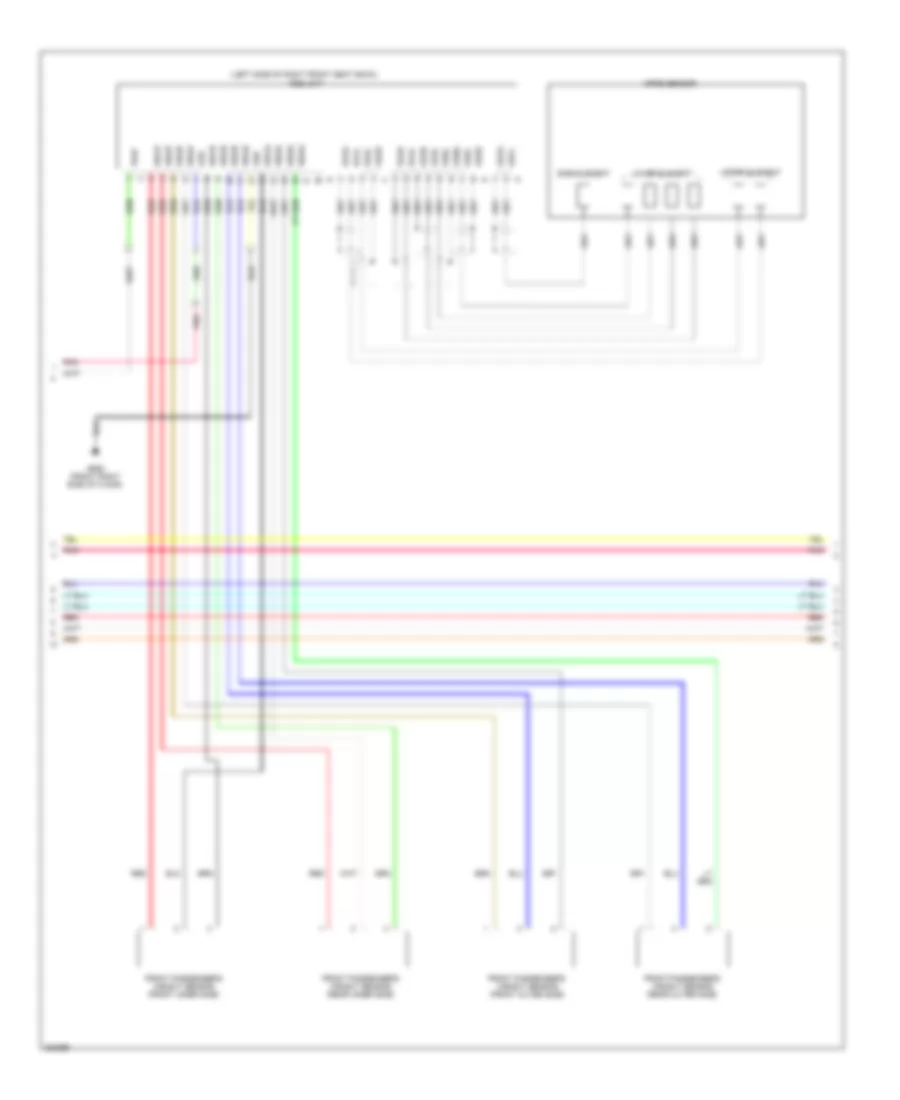 Supplemental Restraints Wiring Diagram (3 of 4) for Honda CR-V LX 2008