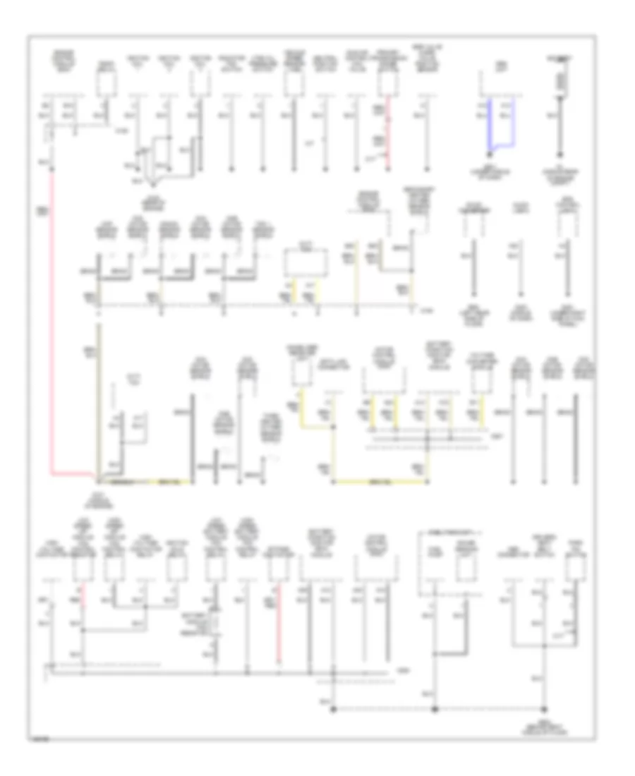 Ground Distribution Wiring Diagram 1 of 2 for Honda Insight 2004