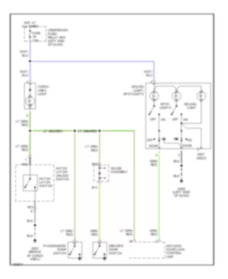Courtesy Lamps Wiring Diagram for Honda Insight 2004