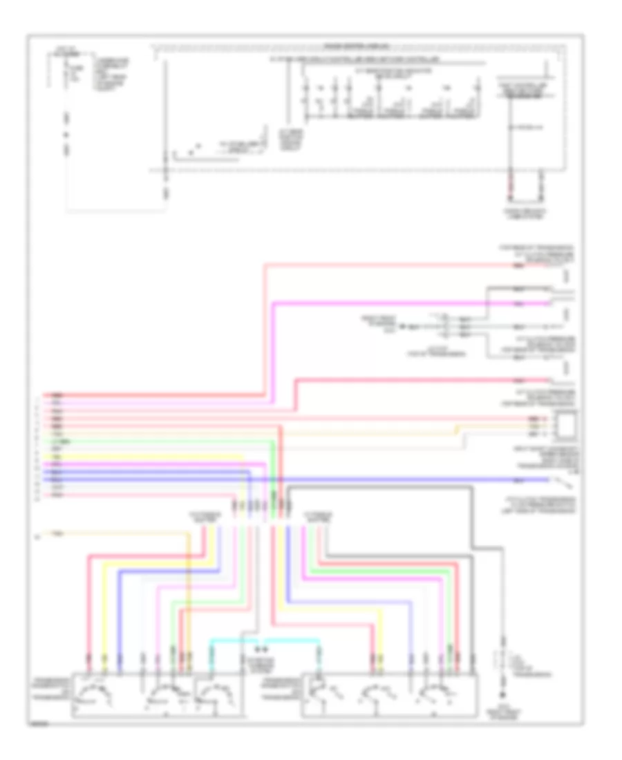 3.5L, Transmission Wiring Diagram (2 of 2) for Honda Accord LX 2011