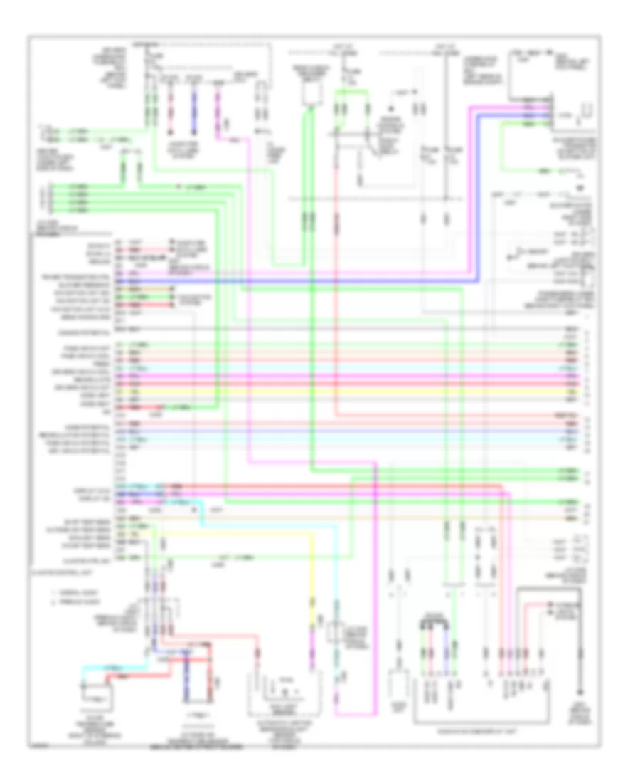 2 4L Automatic A C Wiring Diagram with Navigation 1 of 3 for Honda Accord LX 2011