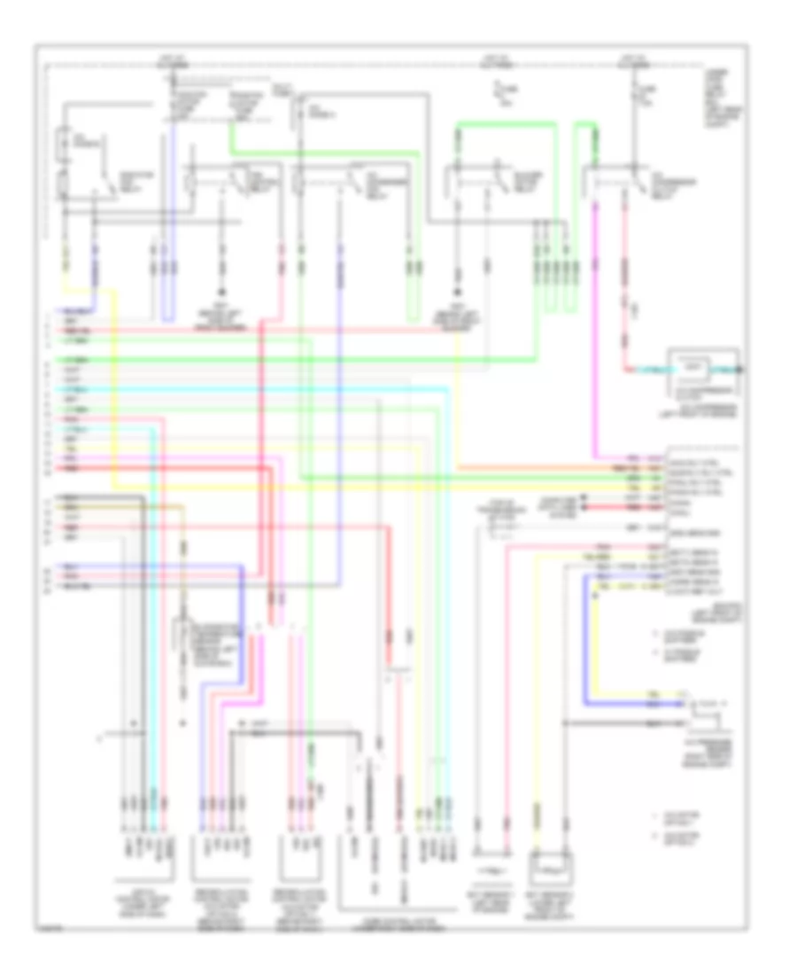 3.5L, Manual AC Wiring Diagram (2 of 2) for Honda Accord LX 2011