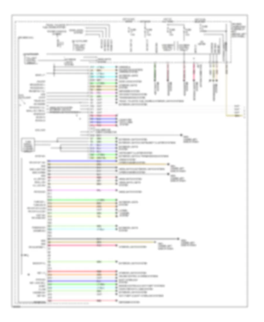 Body Control Modules Wiring Diagram 1 of 2 for Honda Accord LX 2011