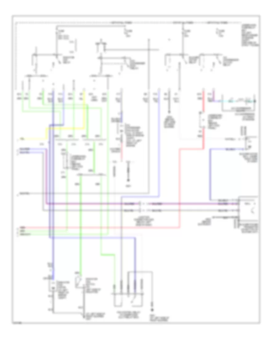 Automatic A C Wiring Diagram Except Hybrid 3 of 3 for Honda Accord 2006