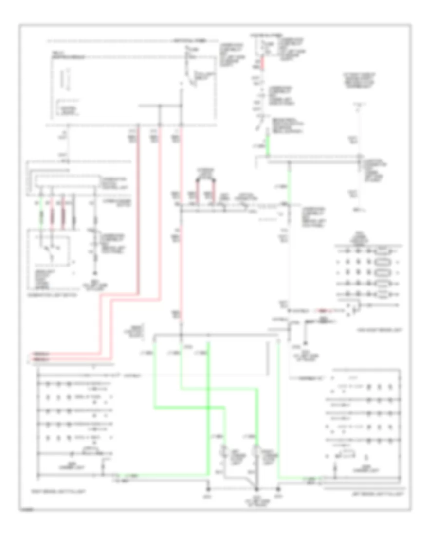 Exterior Lamps Wiring Diagram Hybrid 2 of 2 for Honda Accord 2006