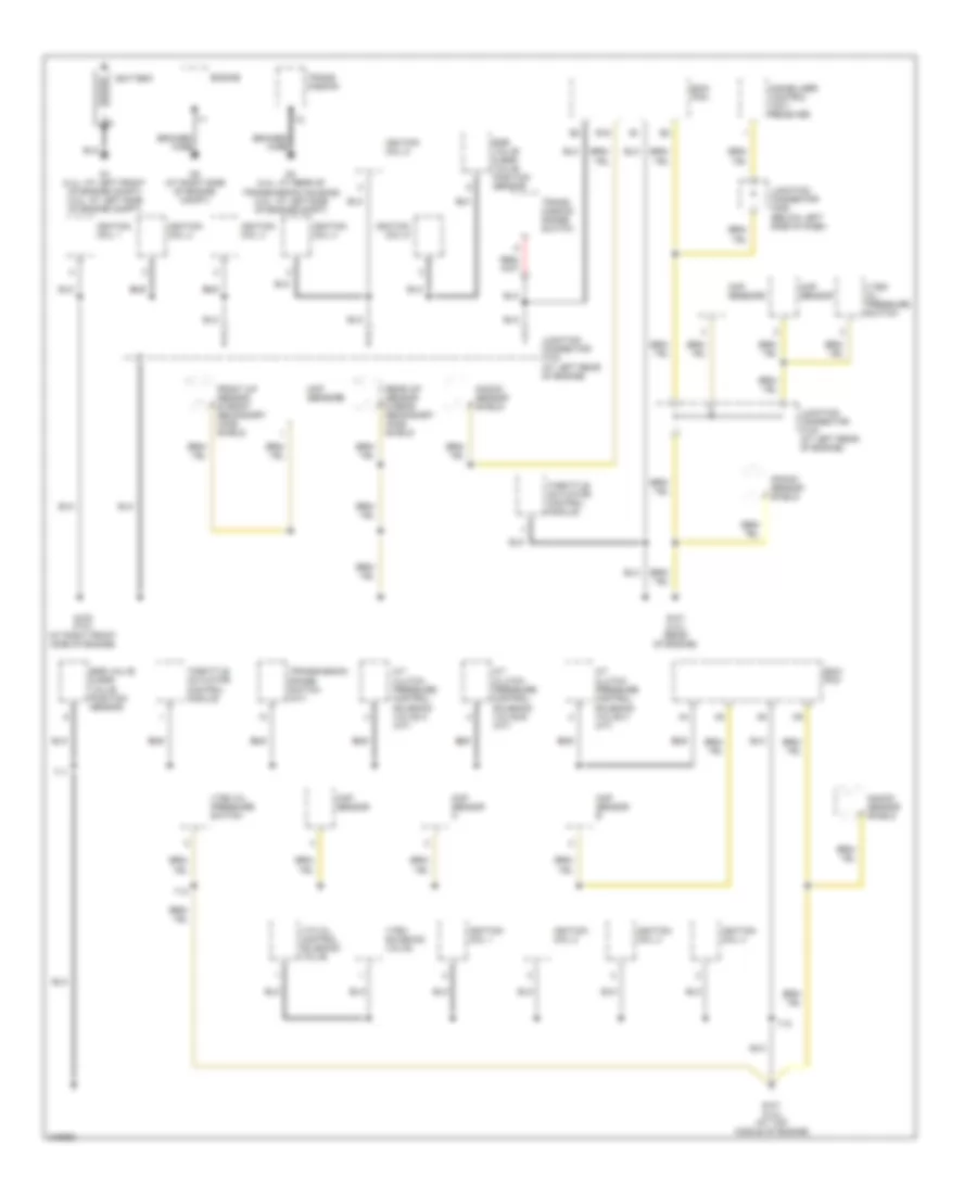 Ground Distribution Wiring Diagram Except Hybrid 1 of 4 for Honda Accord 2006