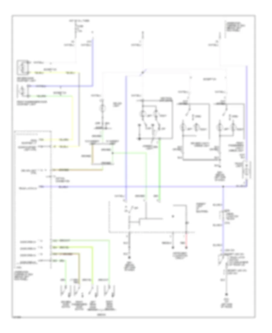 Courtesy Lamps Wiring Diagram Except Hybrid for Honda Accord 2006