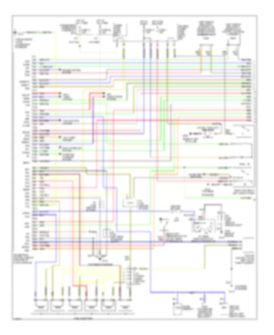 3 5L Engine Performance Wiring Diagrams 1 of 4 for Honda Odyssey EX 1999