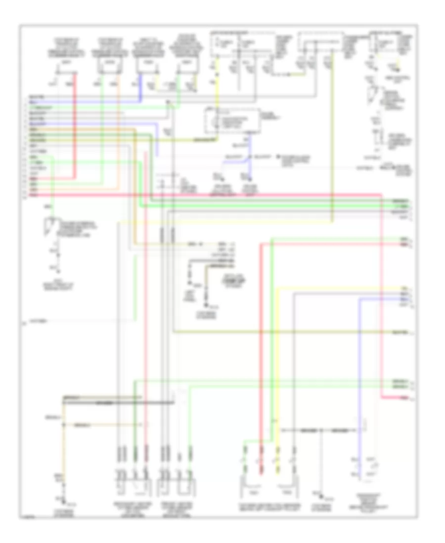 3.5L, Engine Performance Wiring Diagrams (2 of 4) for Honda Odyssey EX 1999