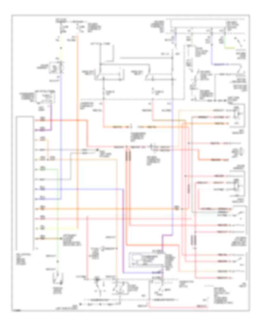 Headlight Wiring Diagram with DRL 1 of 2 for Honda Odyssey EX 1999