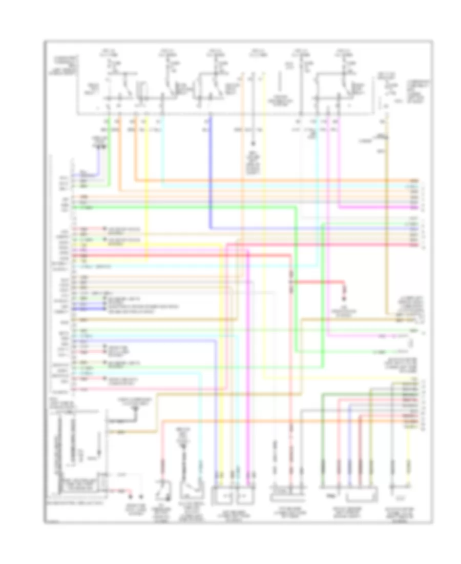 2.0L, Engine Performance Wiring Diagram (1 of 3) for Honda Civic LX 2009
