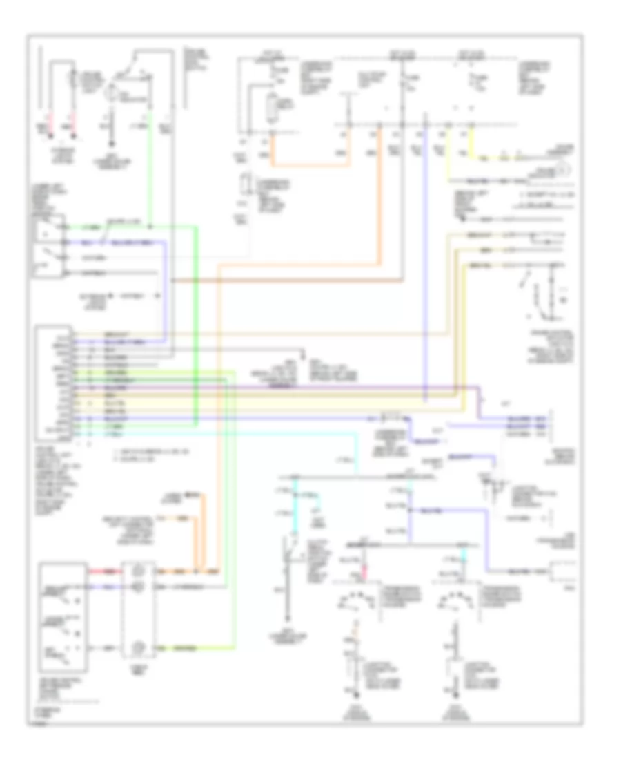 Cruise Control Wiring Diagram Except Hatchback  Hybrid for Honda Civic LX 2003