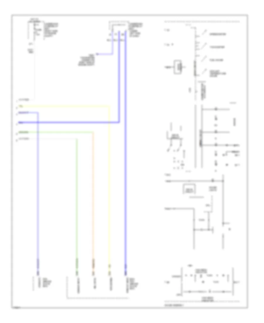 Instrument Cluster Wiring Diagram, EX, HX, LX (2 of 2) for Honda Civic LX 2003