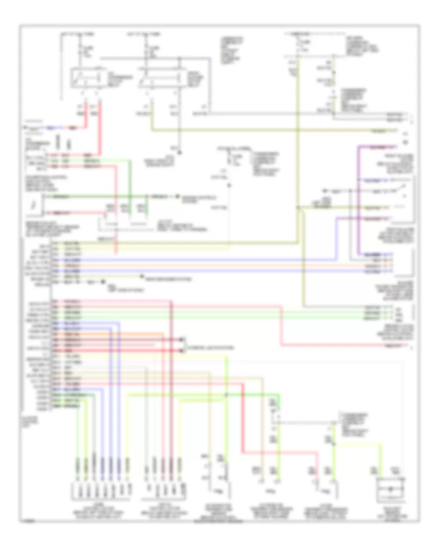 Automatic AC Wiring Diagram (1 of 2) for Honda Odyssey LX 1999