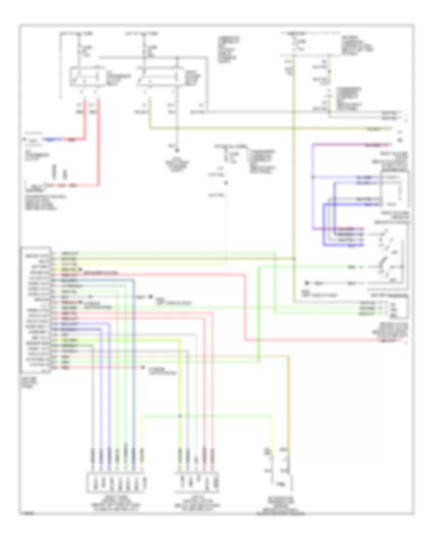 Manual A C Wiring Diagram 1 of 2 for Honda Odyssey LX 1999