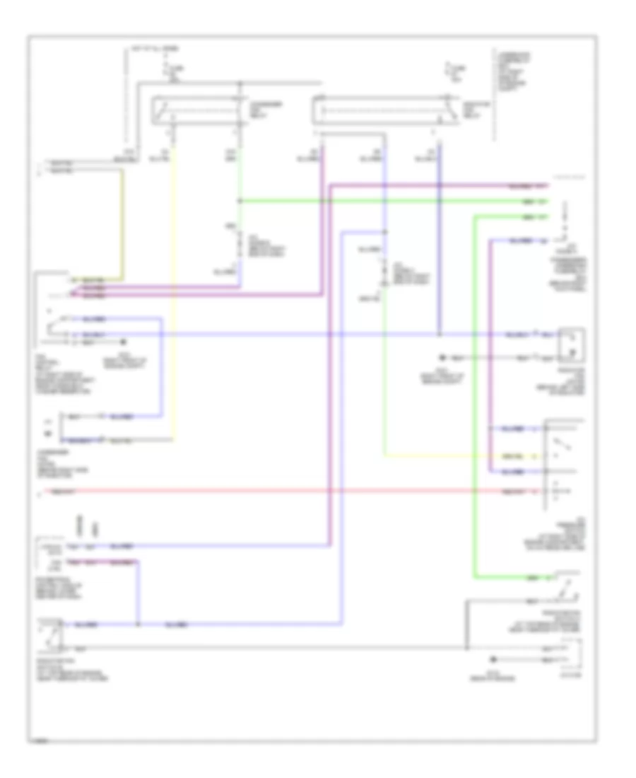 Manual A C Wiring Diagram 2 of 2 for Honda Odyssey LX 1999