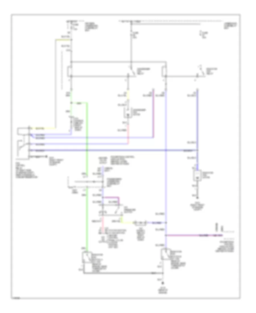 Cooling Fan Wiring Diagram for Honda Odyssey LX 1999
