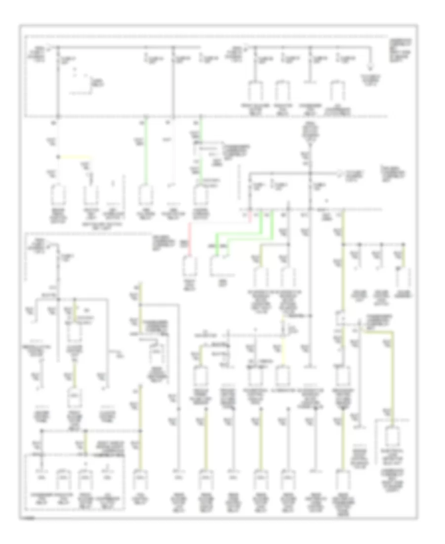 Power Distribution Wiring Diagram 2 of 4 for Honda Odyssey LX 1999