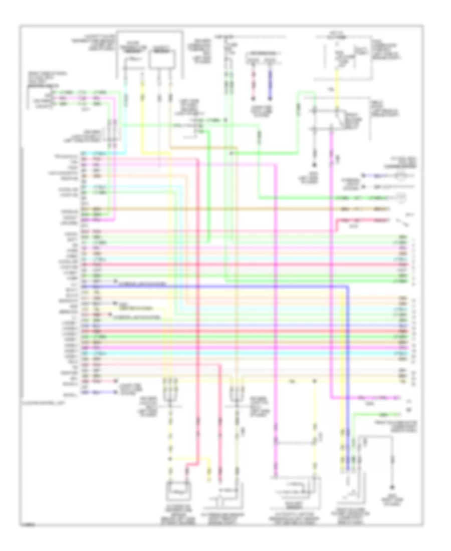 Automatic AC Wiring Diagram, with Memory (1 of 3) for Honda Odyssey EX 2012