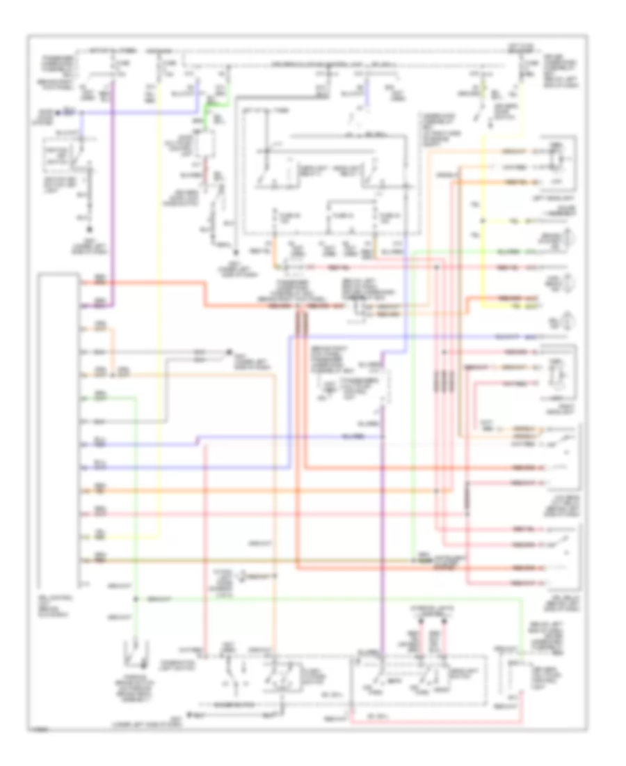 Headlights Wiring Diagram with DRL 1 of 2 for Honda Odyssey EX 2004