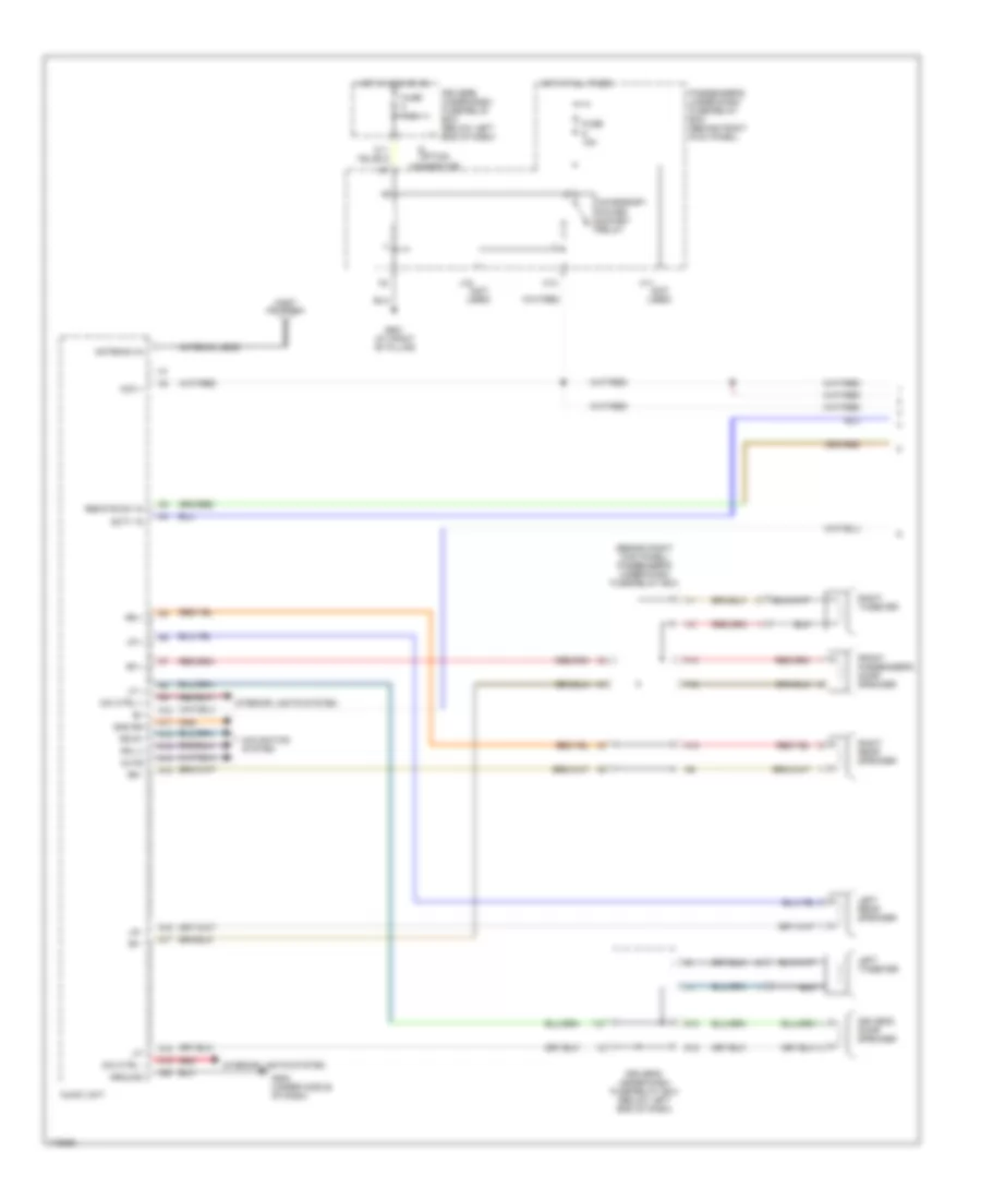 Radio Wiring Diagram, with DVD (1 of 2) for Honda Odyssey EX 2004