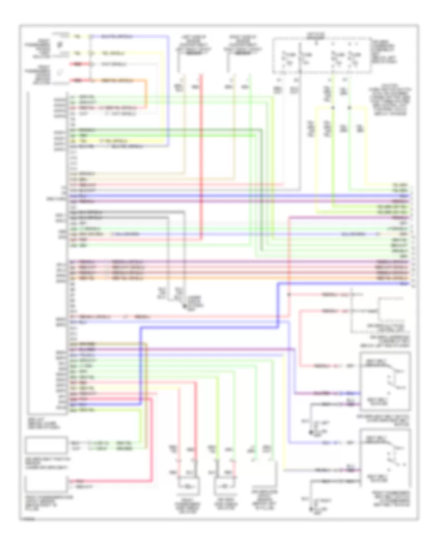 Supplemental Restraints Wiring Diagram 1 of 3 for Honda Odyssey EX 2004