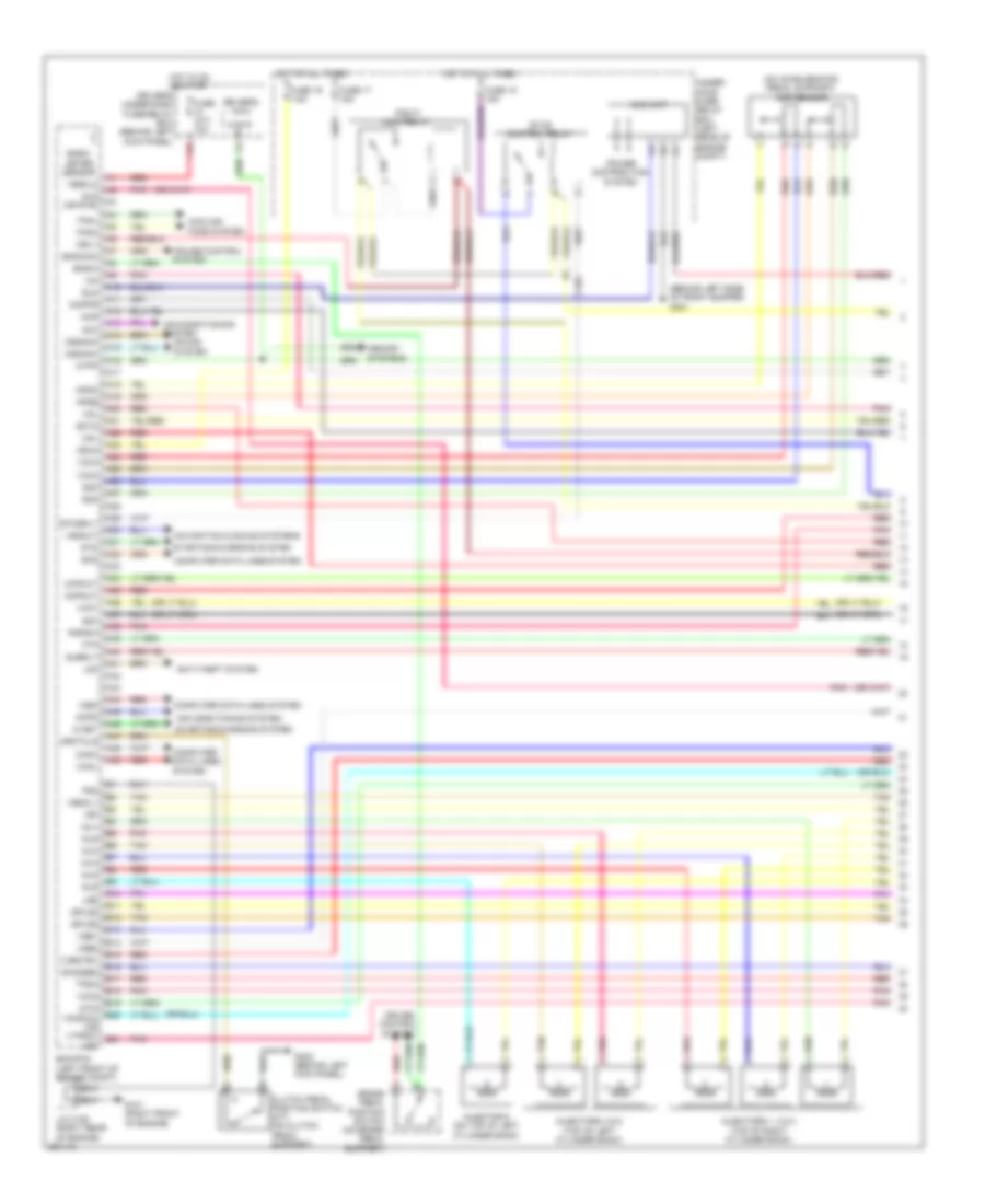 3.5L, Engine Performance Wiring Diagram (1 of 7) for Honda Accord SE 2011