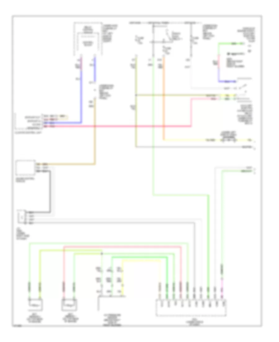 3.0L, Cooling Fan Wiring Diagram, Hybrid (1 of 2) for Honda Accord EX 2006