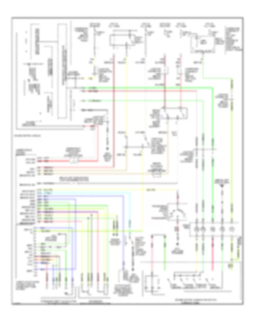 3.0L, Cruise Control Wiring Diagram, Except Hybrid for Honda Accord EX 2006