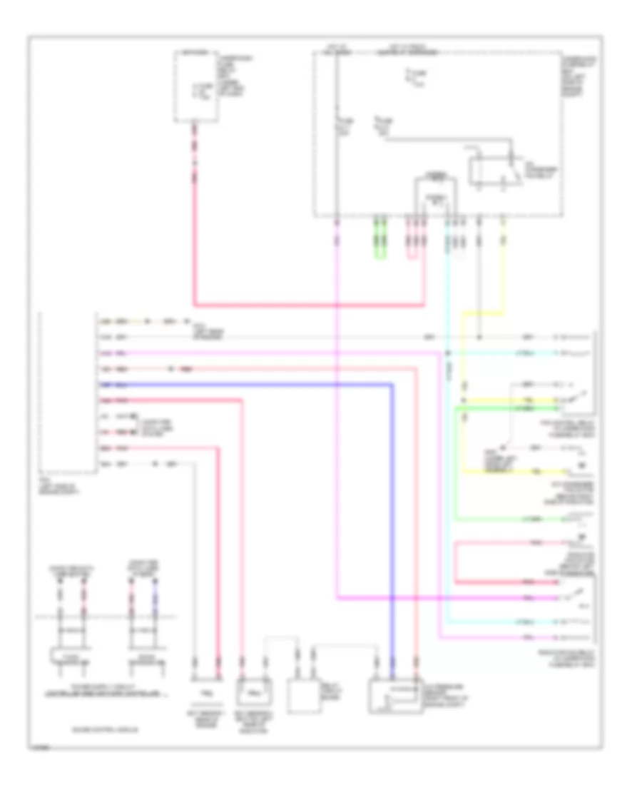 Cooling Fan Wiring Diagram for Honda CR V LX 2014