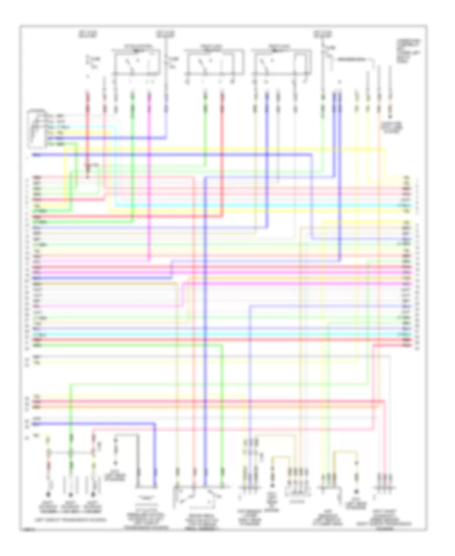 2.4L, Engine Performance Wiring Diagram (4 of 5) for Honda CR-V LX 2014