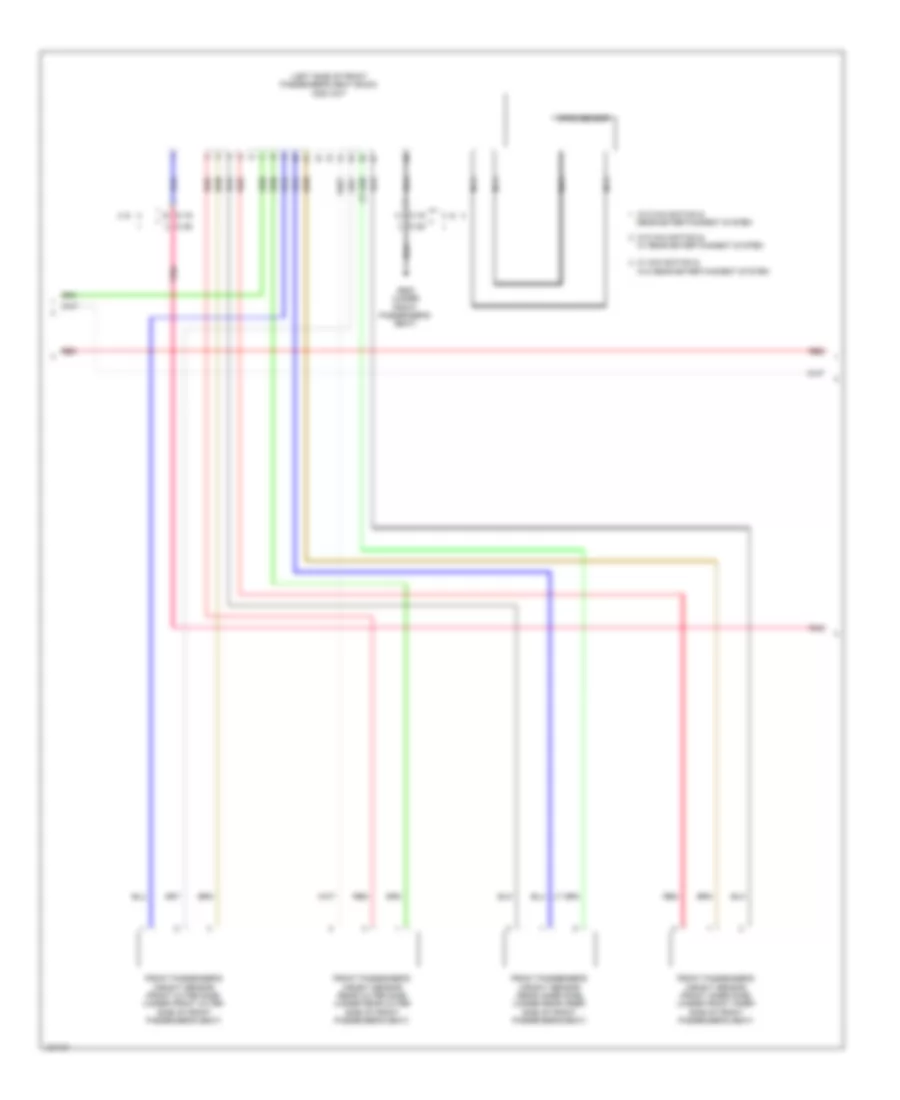 Supplemental Restraints Wiring Diagram (2 of 4) for Honda CR-V LX 2014