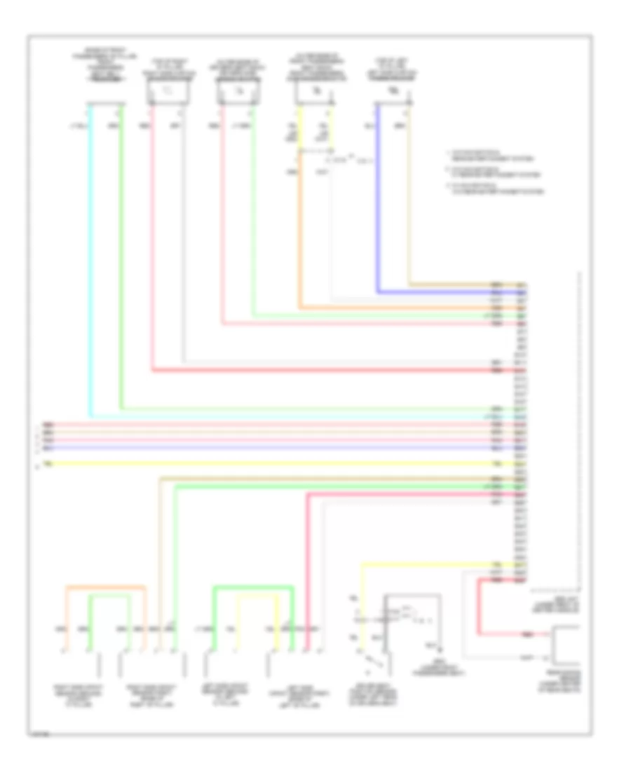 Supplemental Restraints Wiring Diagram (4 of 4) for Honda CR-V LX 2014