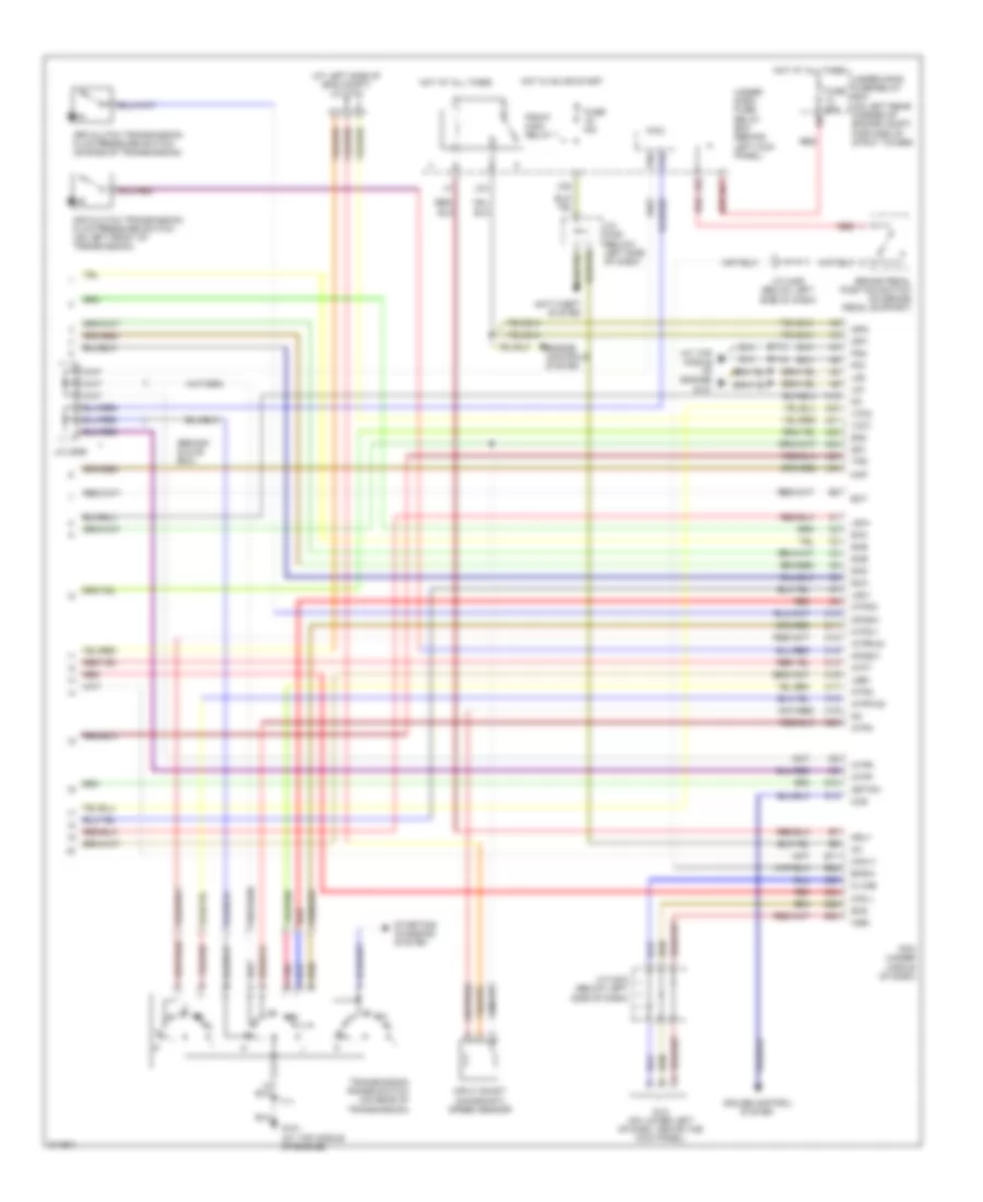 2.4L, Transmission Wiring Diagram (2 of 2) for Honda Accord DX 2005