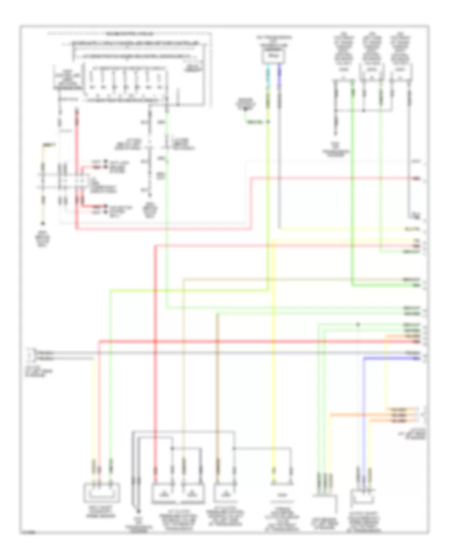 3.0L, Transmission Wiring Diagram, Except Hybrid (1 of 2) for Honda Accord DX 2005