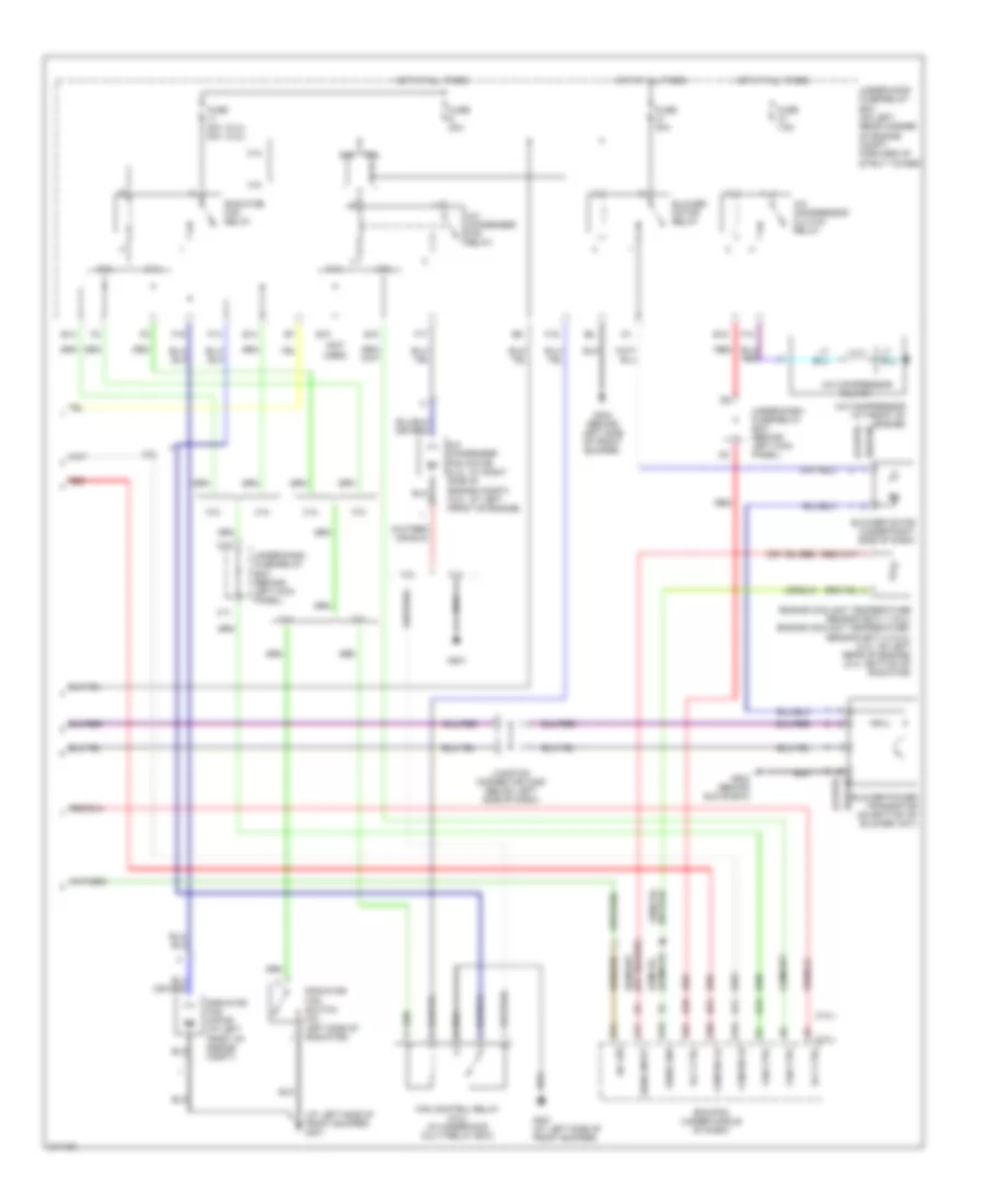Manual A C Wiring Diagram 2 of 2 for Honda Accord DX 2005