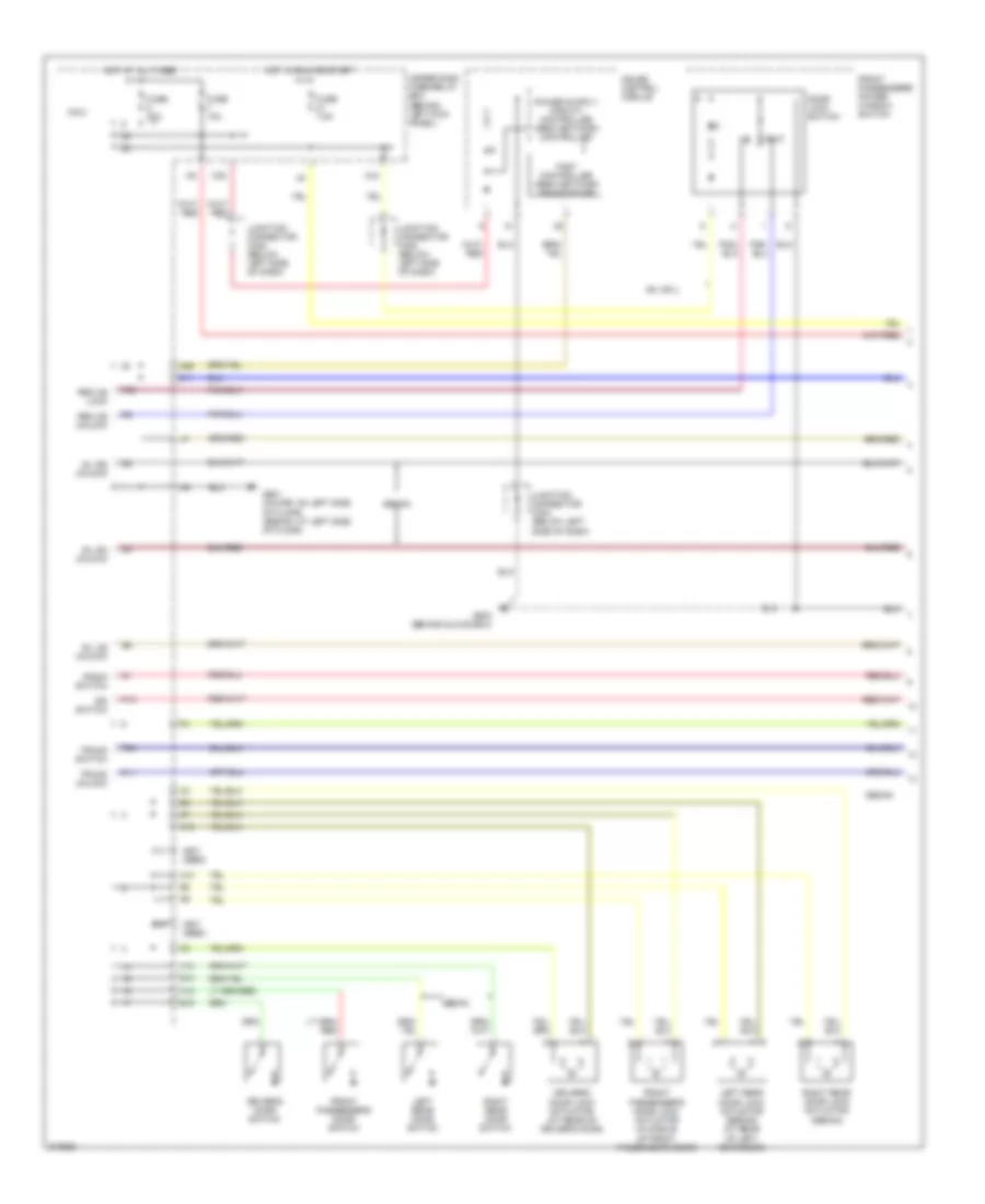 Forced Entry Wiring Diagram, Factory Installed (1 of 2) for Honda Accord DX 2005