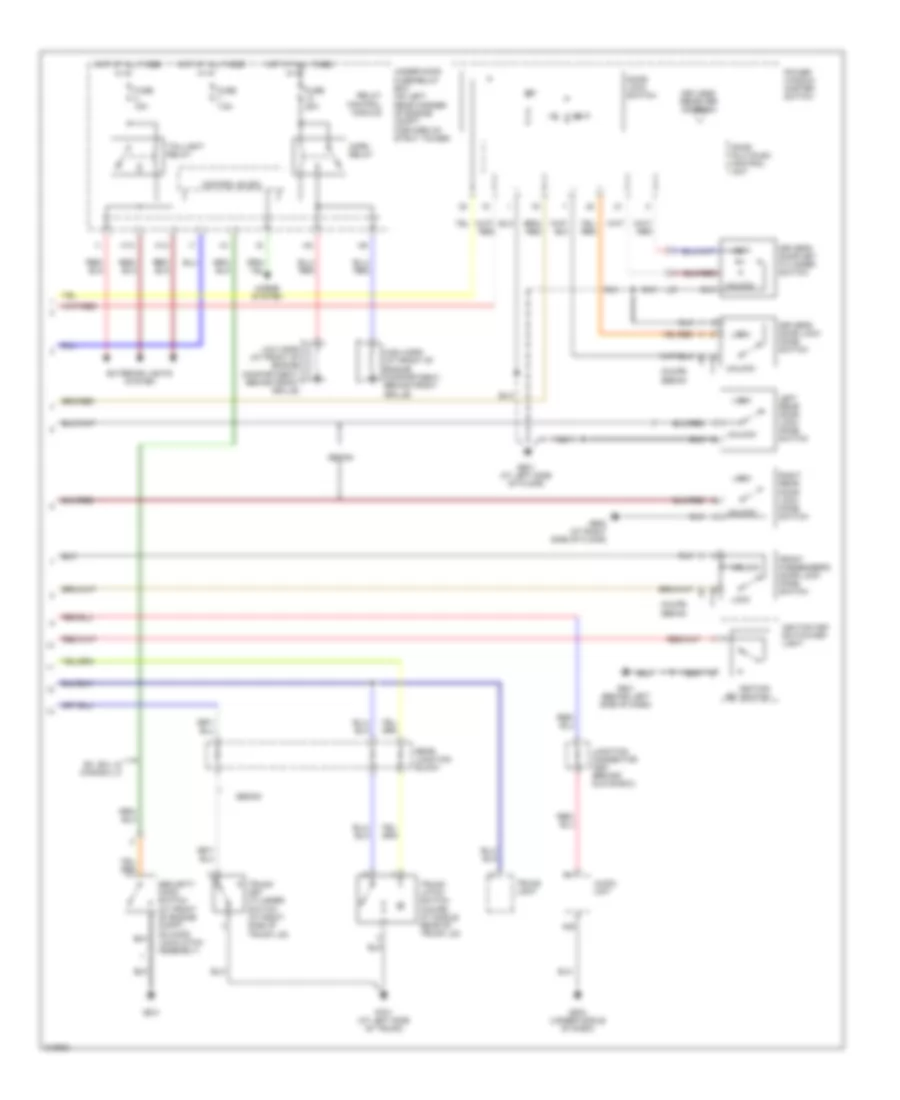 Forced Entry Wiring Diagram, Factory Installed (2 of 2) for Honda Accord DX 2005