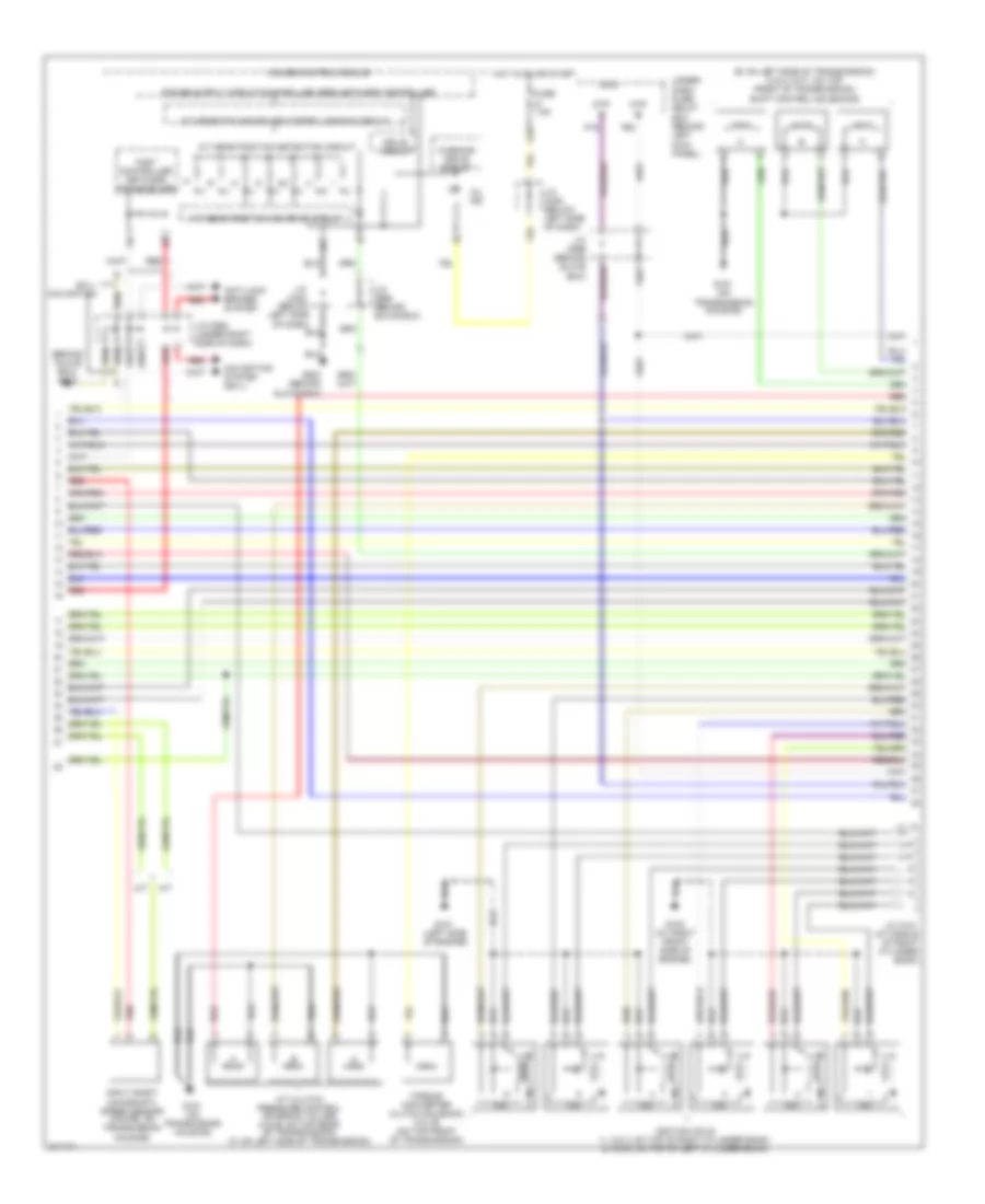3.0L, Engine Performance Wiring Diagram, Except Hybrid (4 of 5) for Honda Accord DX 2005