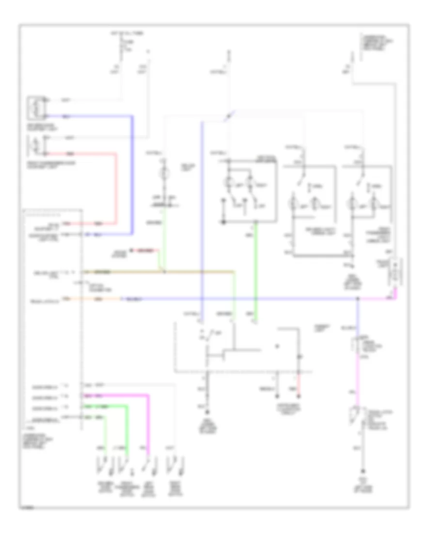 Courtesy Lamps Wiring Diagram Hybrid for Honda Accord DX 2005