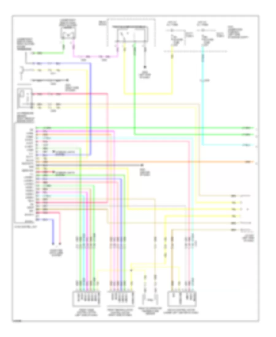 Manual A C Wiring Diagram 1 of 3 for Honda Odyssey LX 2012