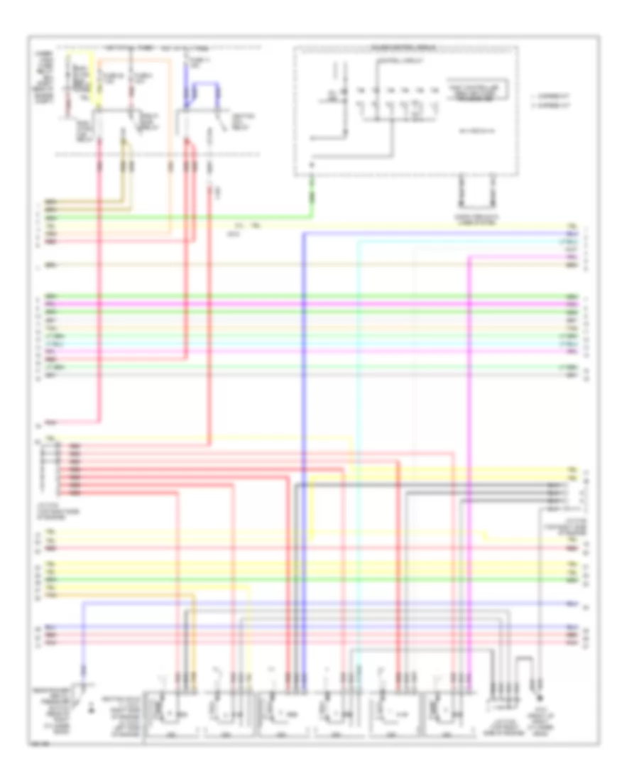 3.5L, Engine Performance Wiring Diagram (4 of 7) for Honda Odyssey LX 2012