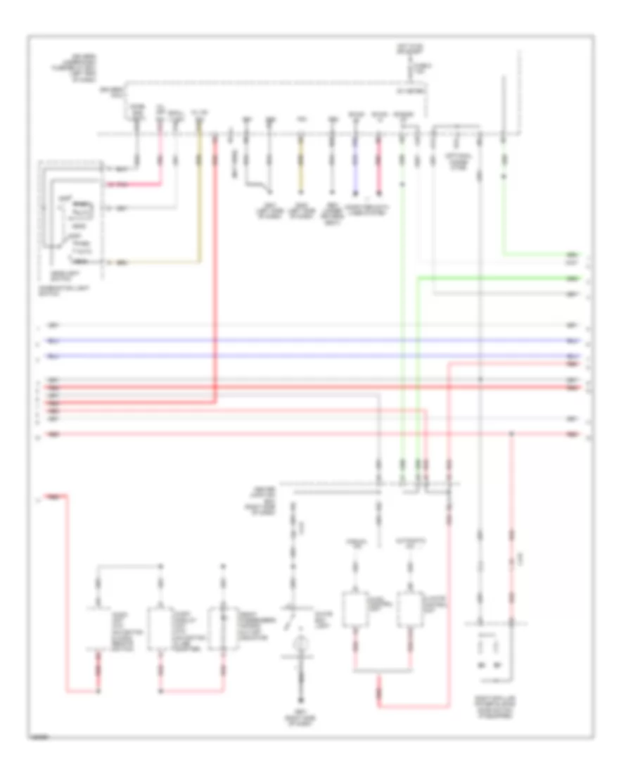 Instrument Illumination Wiring Diagram (2 of 4) for Honda Odyssey LX 2012