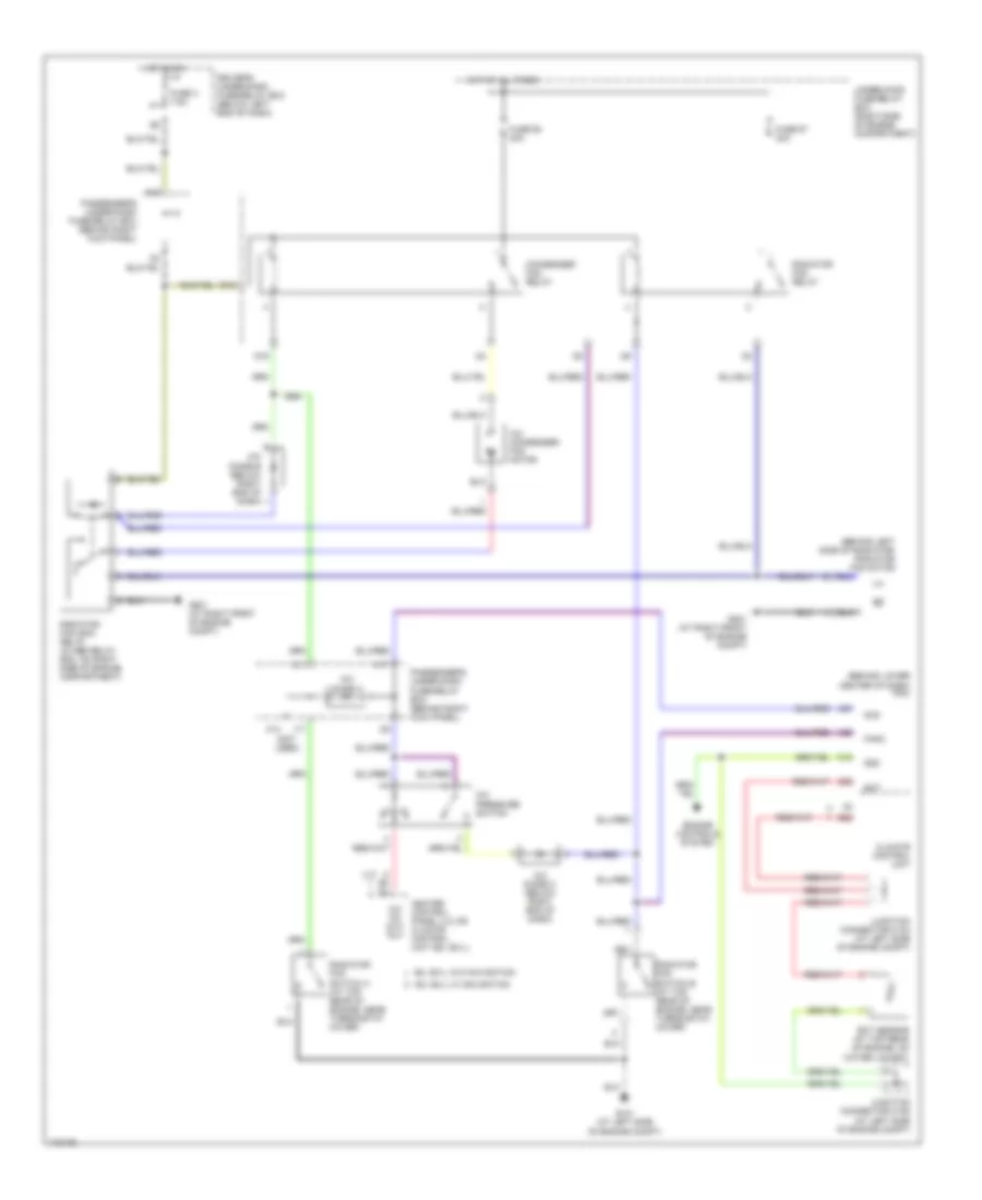 Cooling Fan Wiring Diagram for Honda Odyssey LX 2004