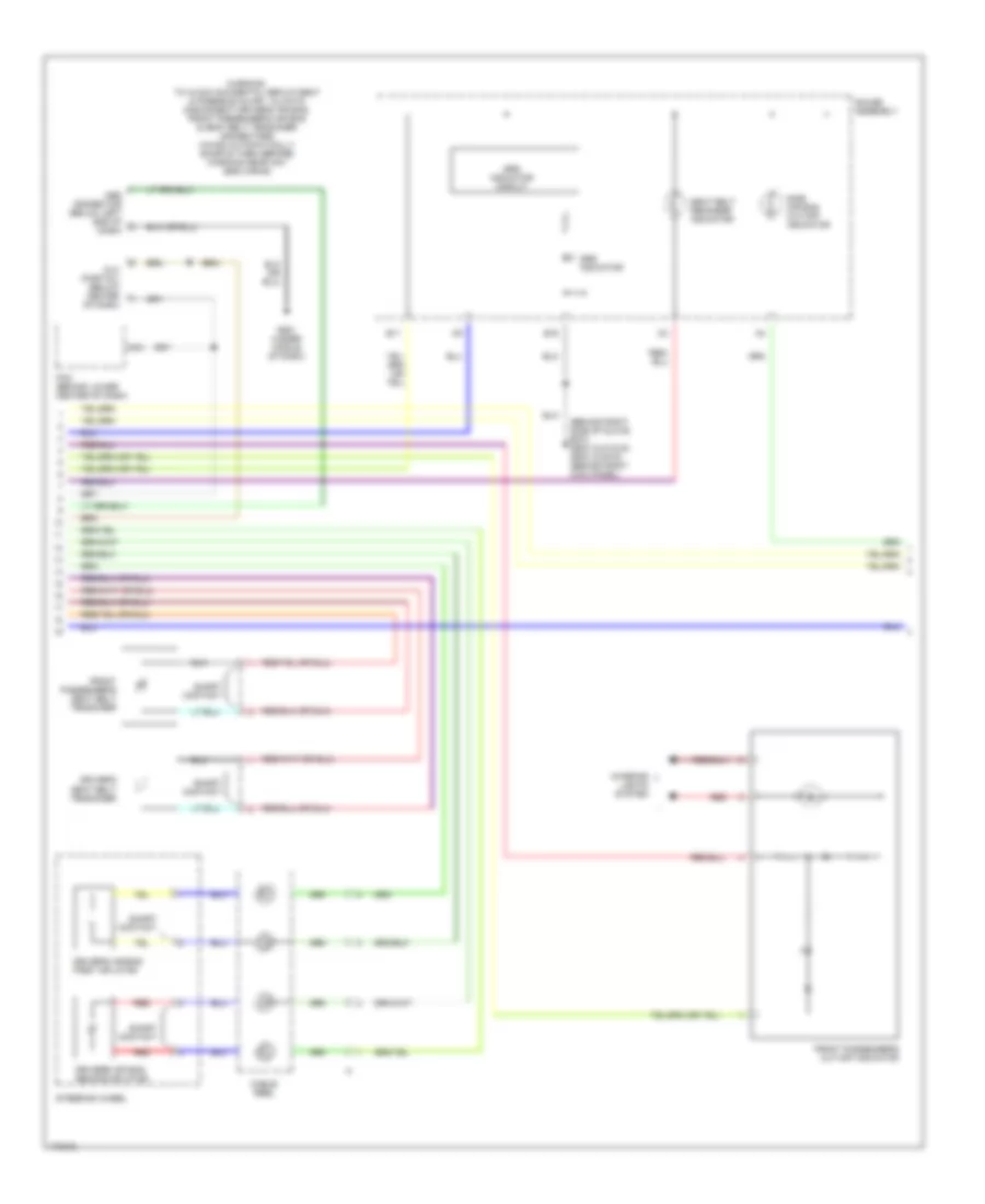Supplemental Restraints Wiring Diagram (2 of 3) for Honda Odyssey LX 2004