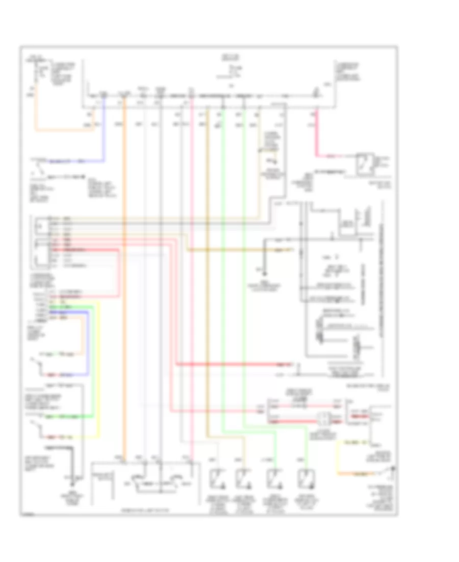 Chime Wiring Diagram Except Hybrid for Honda Civic DX 2011