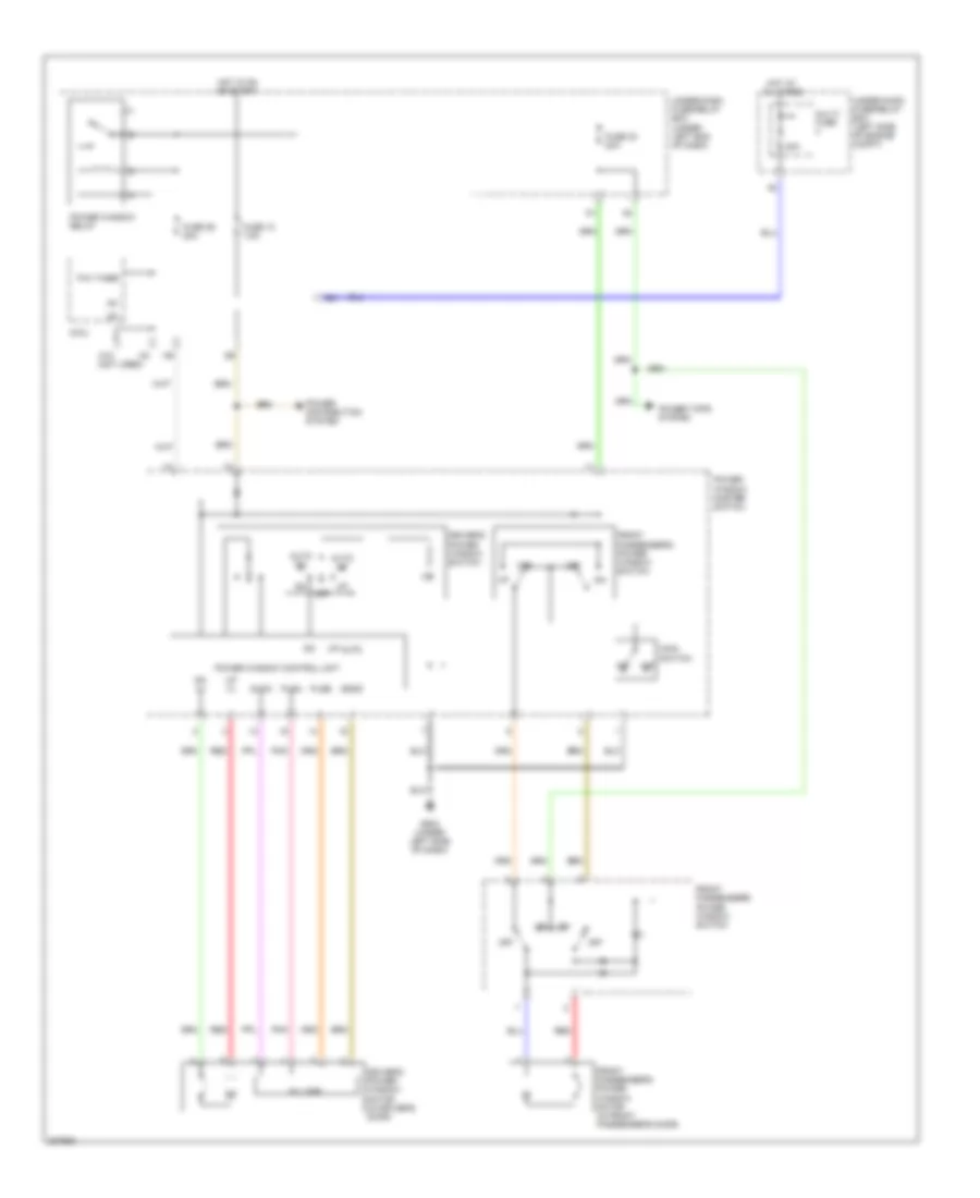 Power Windows Wiring Diagram 2 Door Except DX for Honda Civic DX 2011