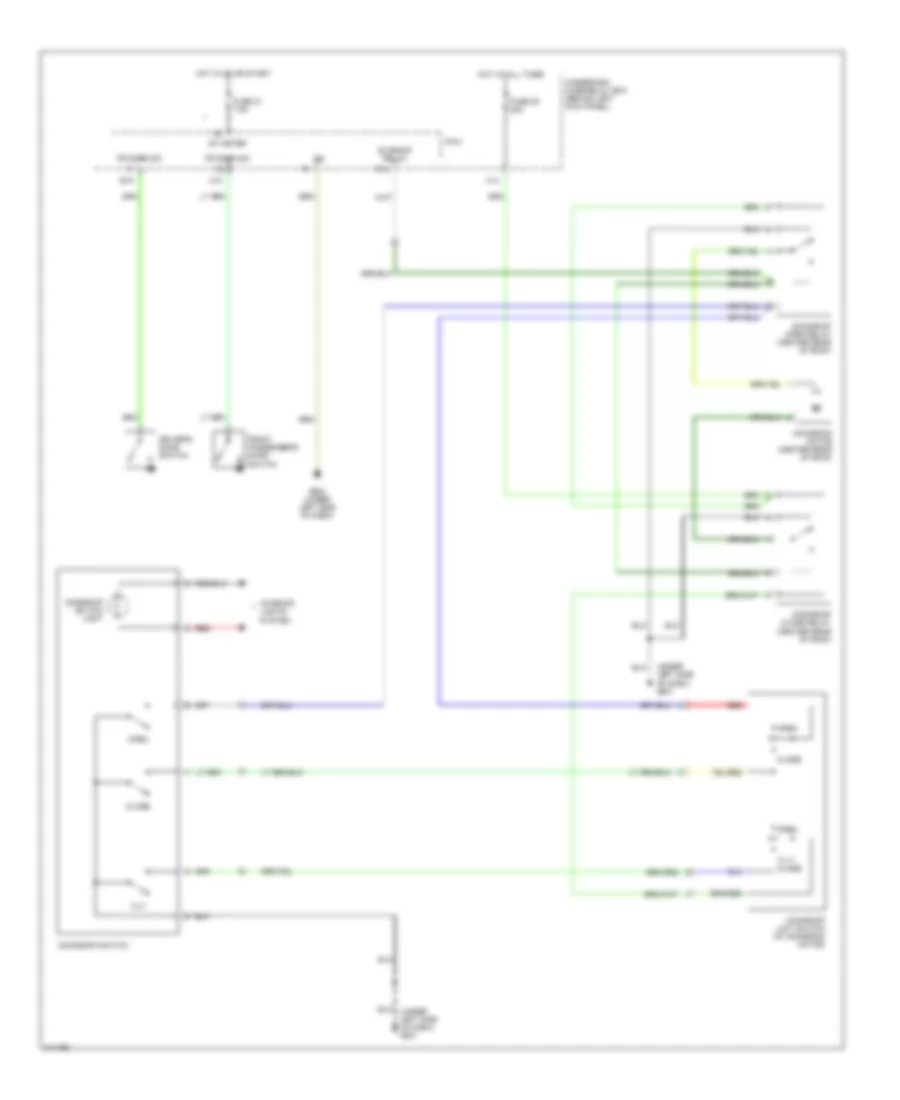 Power Top Sunroof Wiring Diagram Hybrid for Honda Accord Hybrid 2006