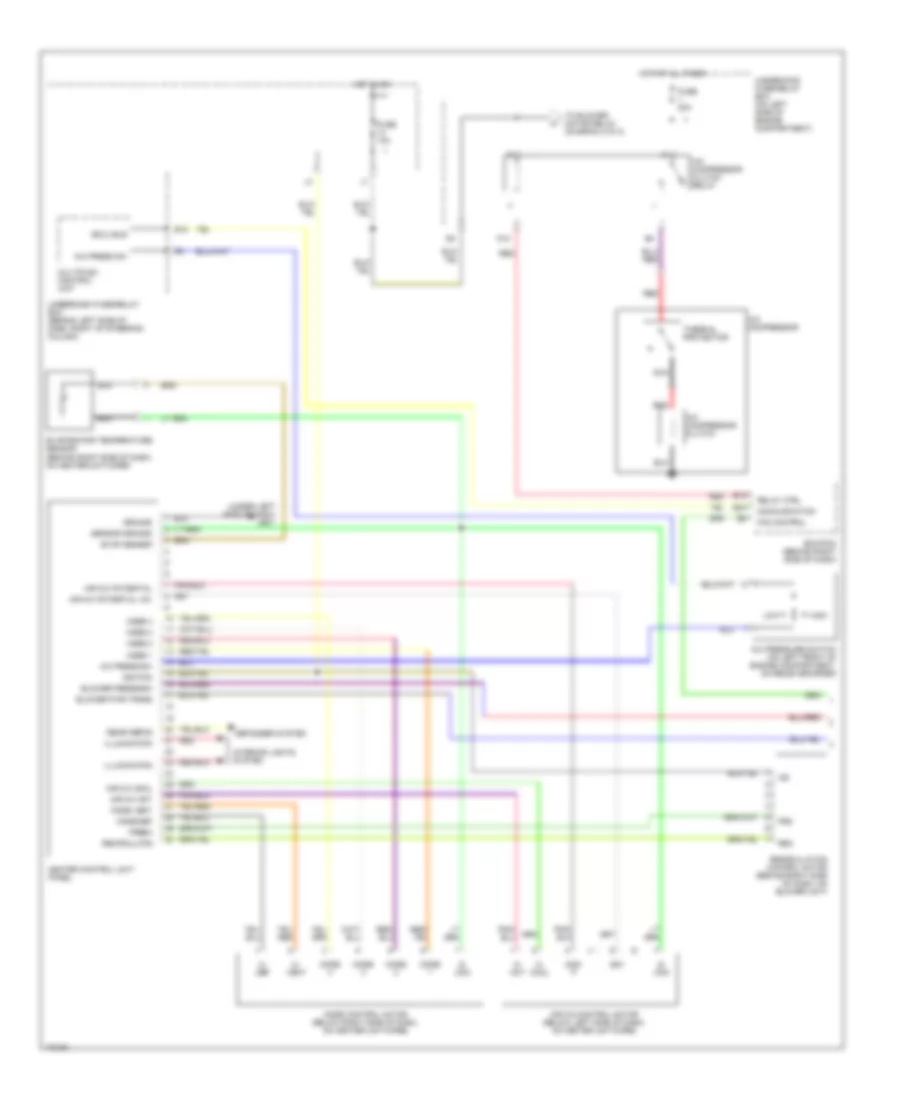 Manual AC Wiring Diagram (1 of 2) for Honda CR-V LX 2003